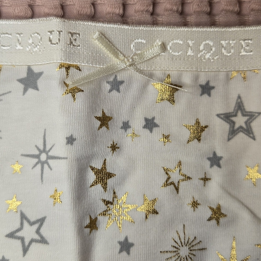 Cacique Celestial Starts Cotton Hipster Panties - Picture 7 of 8